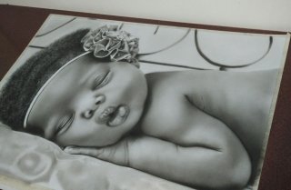 نوزاد آفریقایی - گالری نقاشی معجزه